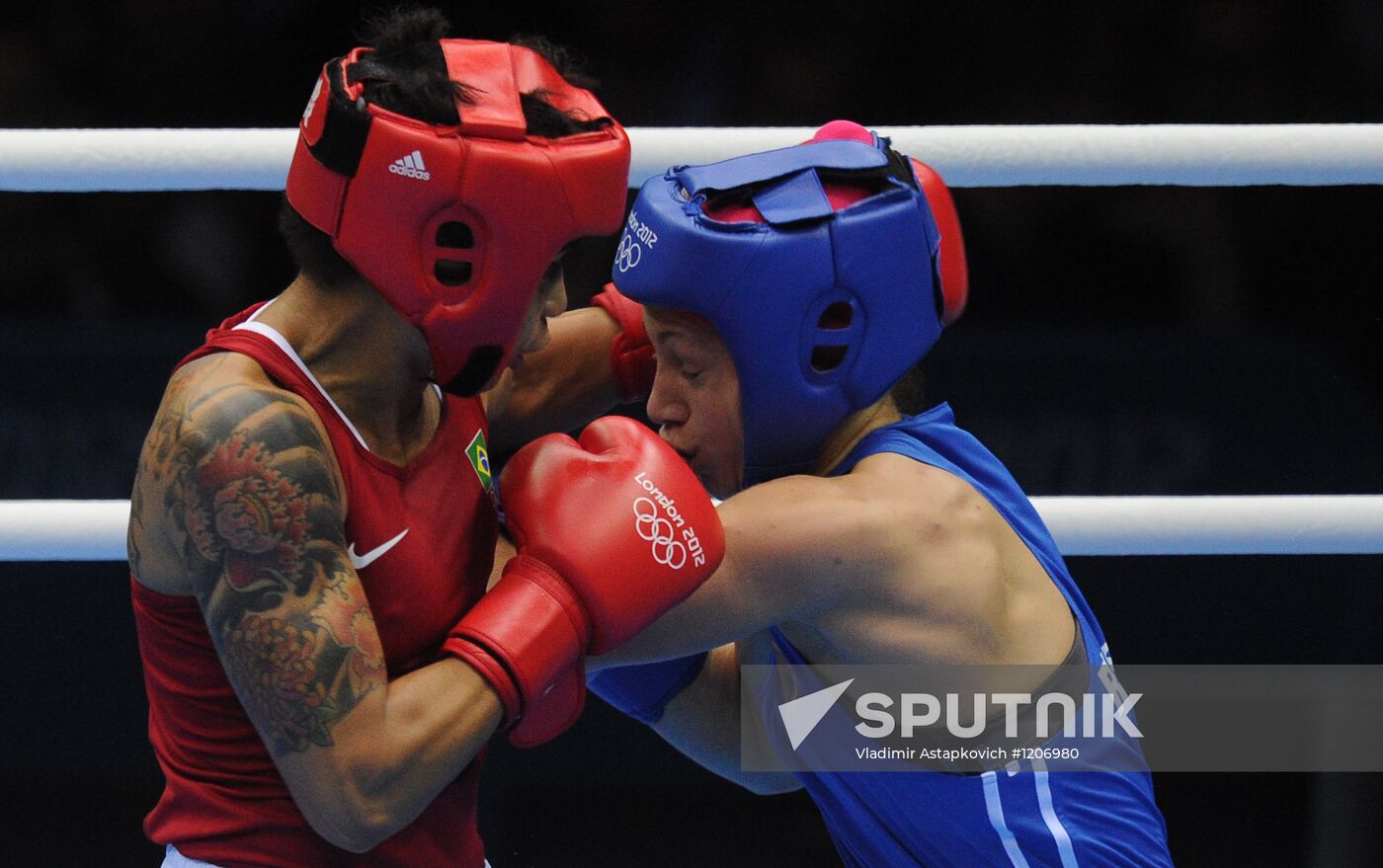 2012 Olympics. Women's Boxing. Semifinals