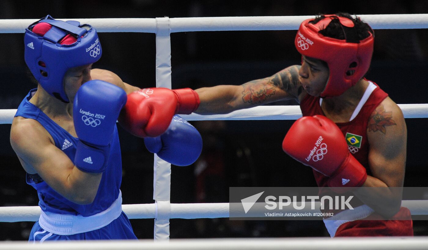 2012 Olympics. Women's Boxing. Semifinals