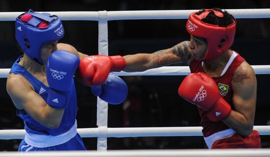 2012 Olympics. Women's Boxing. Semifinals