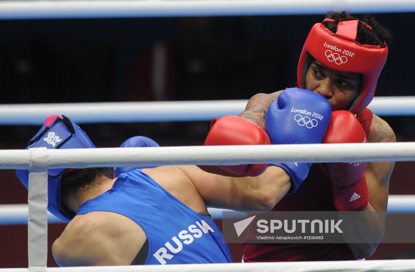 2012 Olympics. Women's Boxing. Semifinals