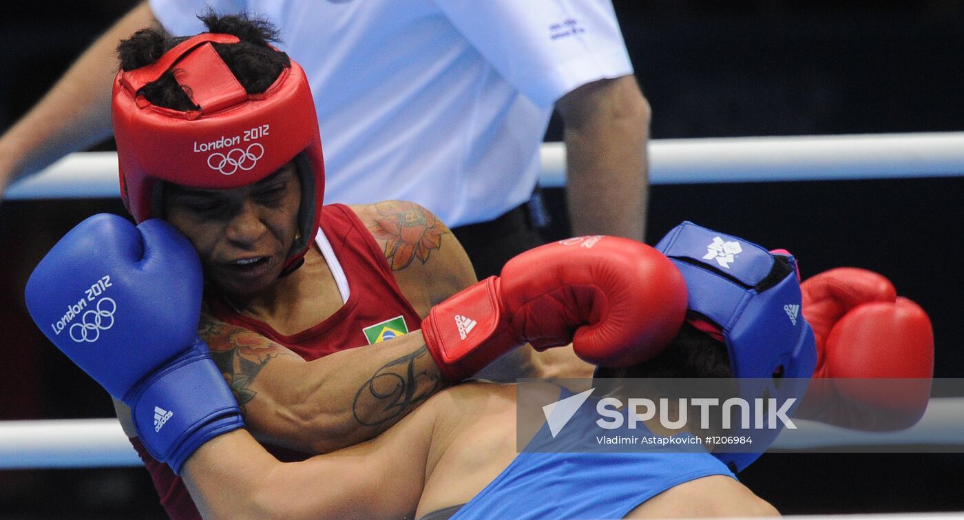 2012 Olympics. Women's Boxing. Semifinals