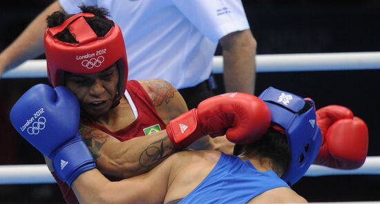 2012 Olympics. Women's Boxing. Semifinals