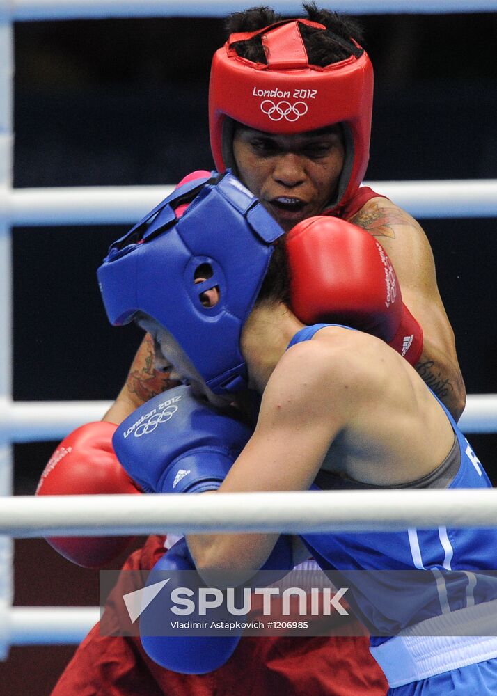 2012 Olympics. Women's Boxing. Semifinals