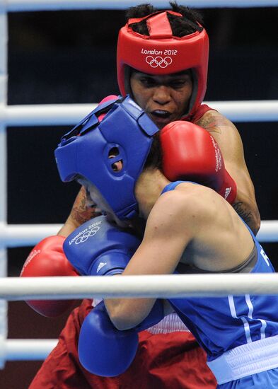 2012 Olympics. Women's Boxing. Semifinals