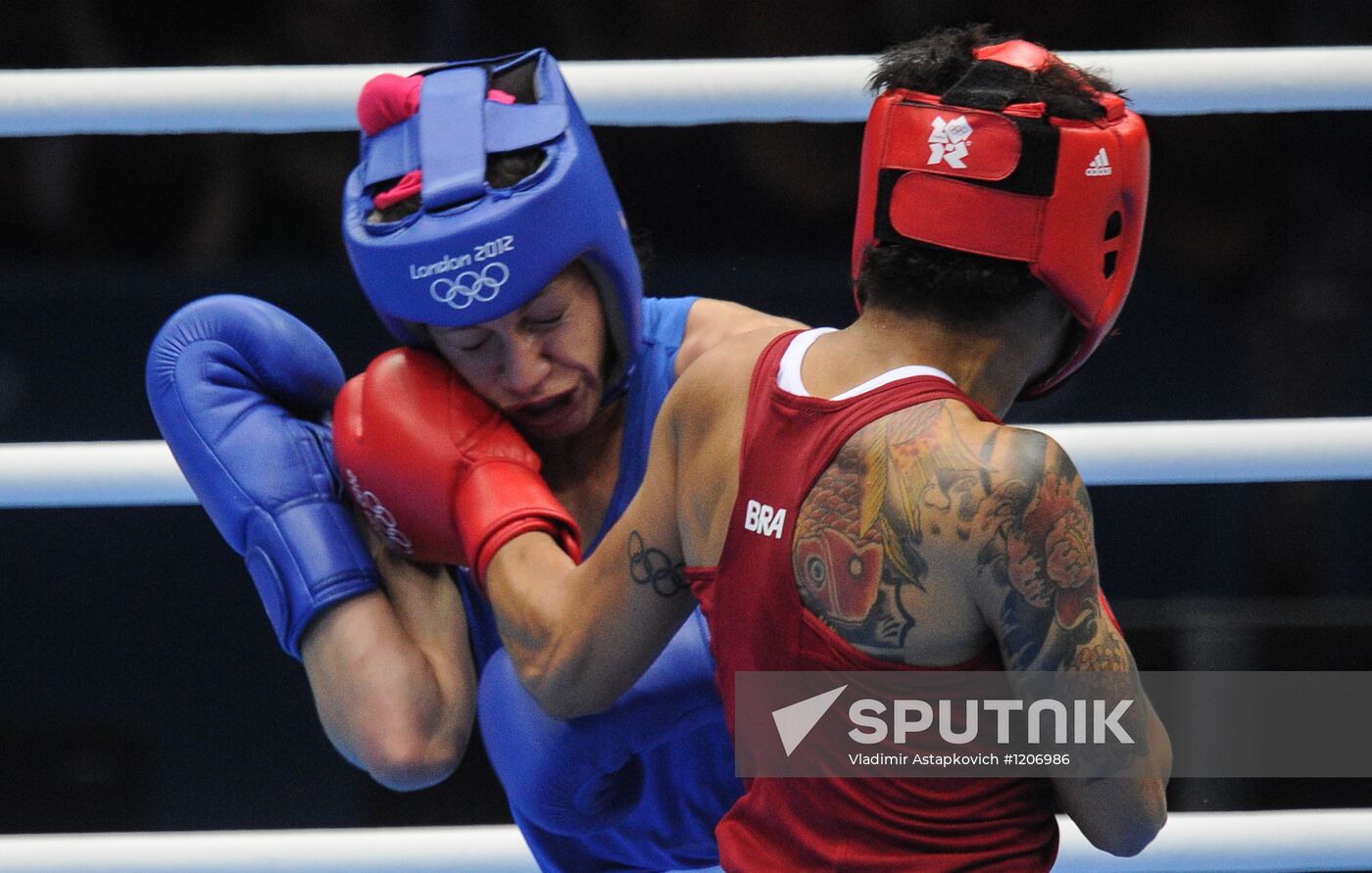 2012 Olympics. Women's Boxing. Semifinals