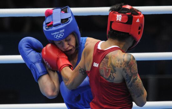 2012 Olympics. Women's Boxing. Semifinals