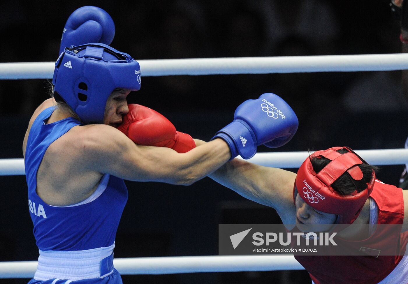 2012 Olympics. Women's Boxing. Semifinals