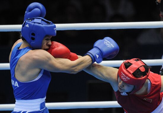 2012 Olympics. Women's Boxing. Semifinals