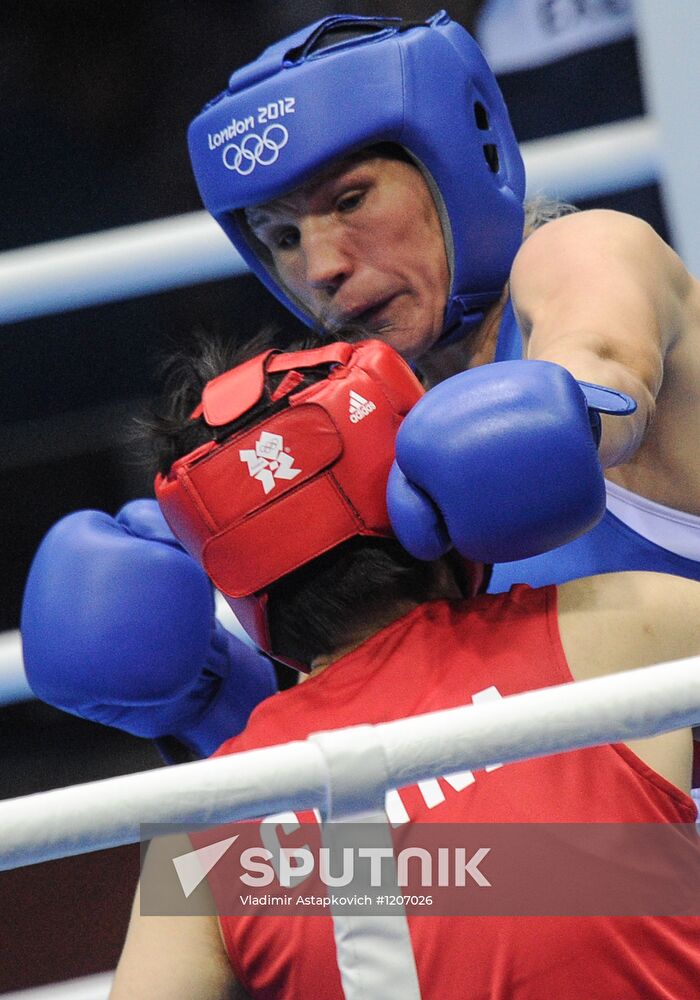 2012 Olympics. Women's Boxing. Semifinals