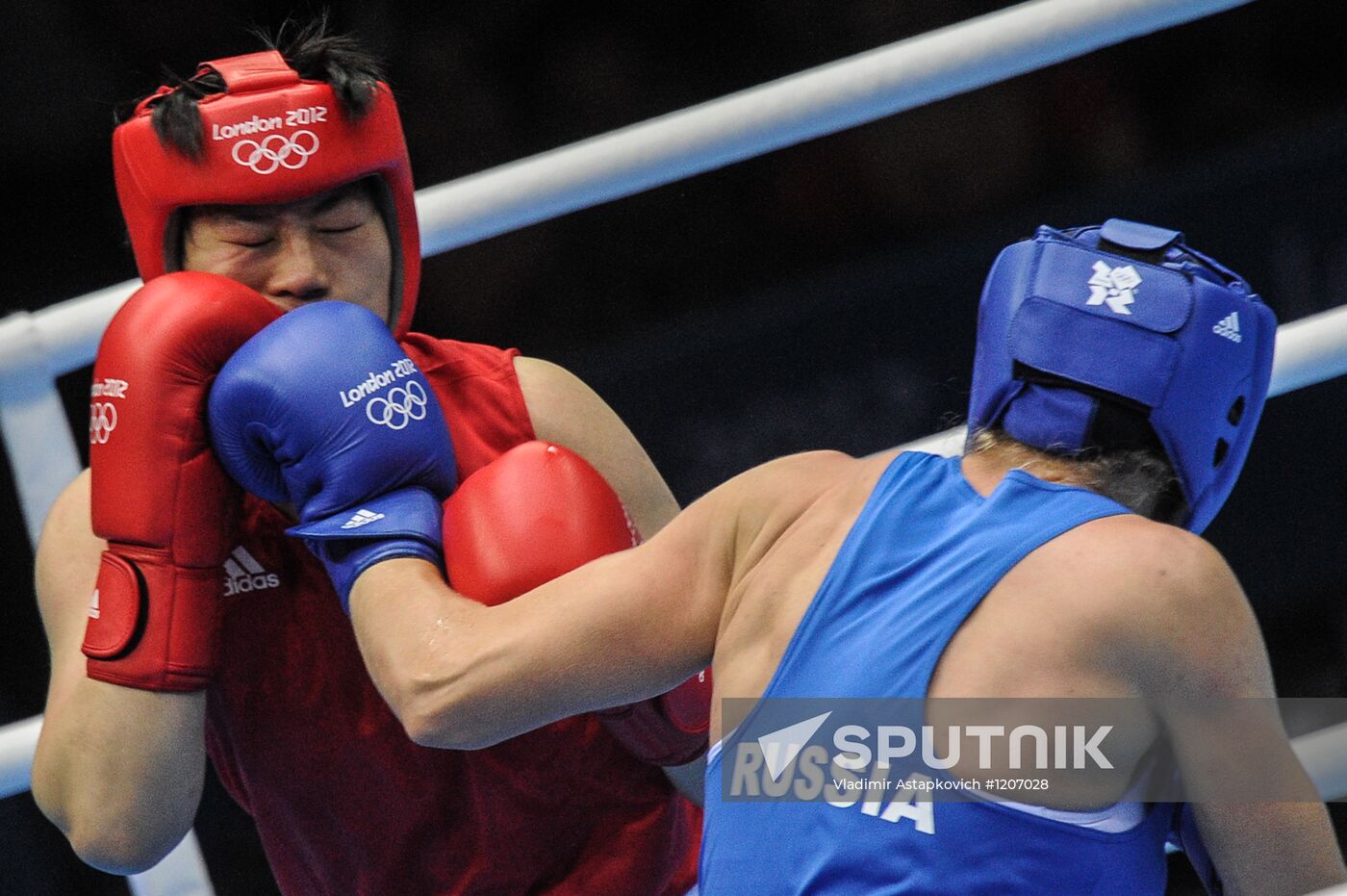 2012 Olympics. Women's Boxing. Semifinals