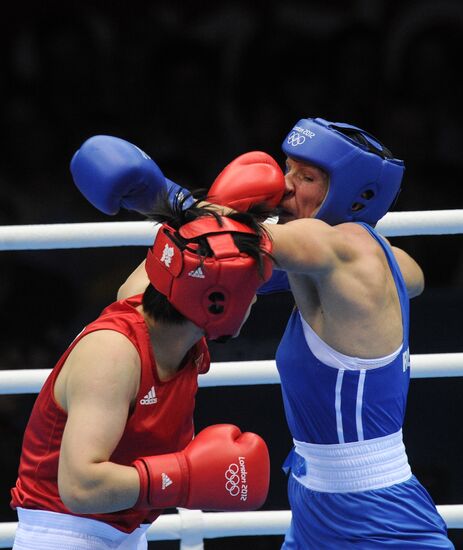 2012 Olympics. Women's Boxing. Semifinals