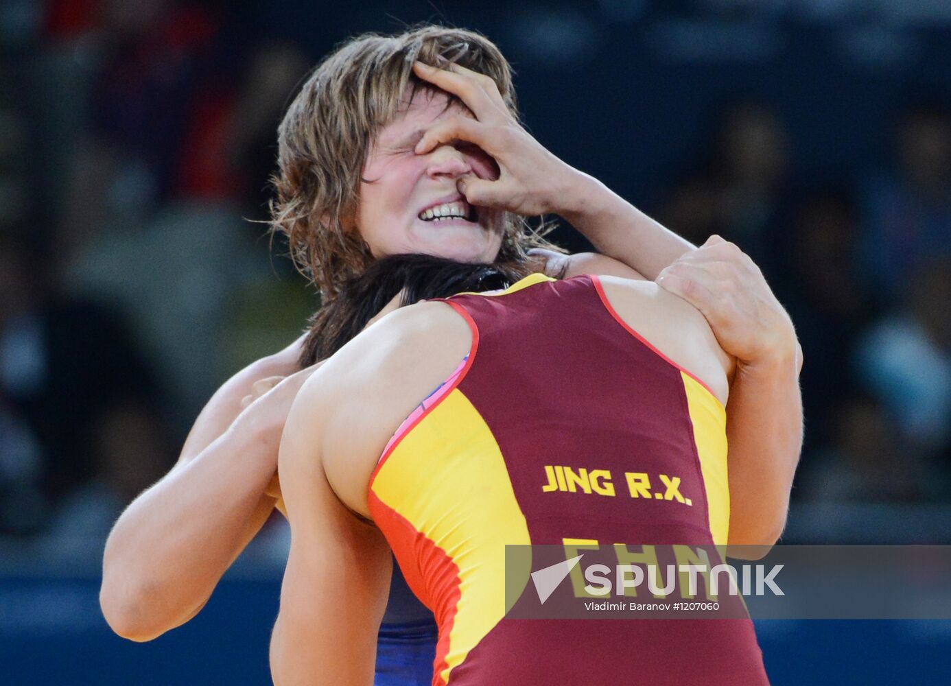 2012 Olympics. Women's freestyle wrestling. Day One