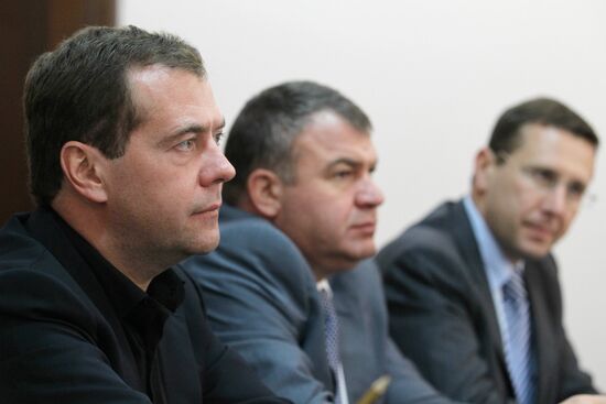 Dmitry Medvedev visits South Ossetia