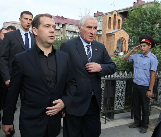 Dmitry Medvedev's working visit to South Ossetia