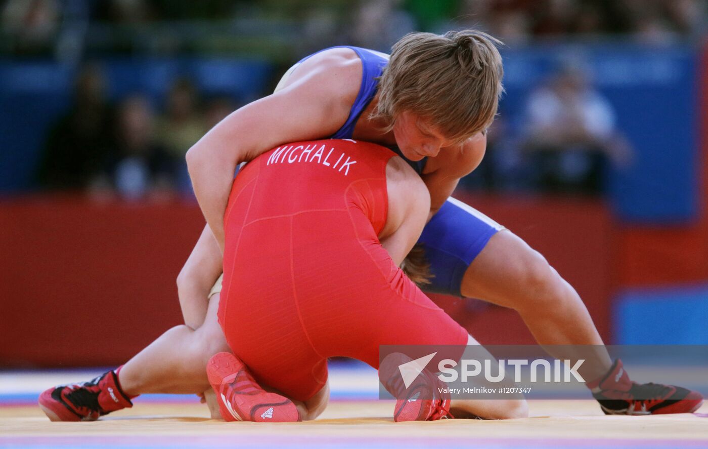 Olympics 2012 Women's Wrestling. Day One
