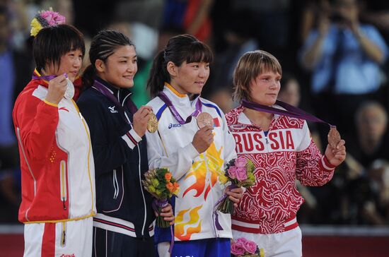Olympics 2012 Women's Wrestling. Day One