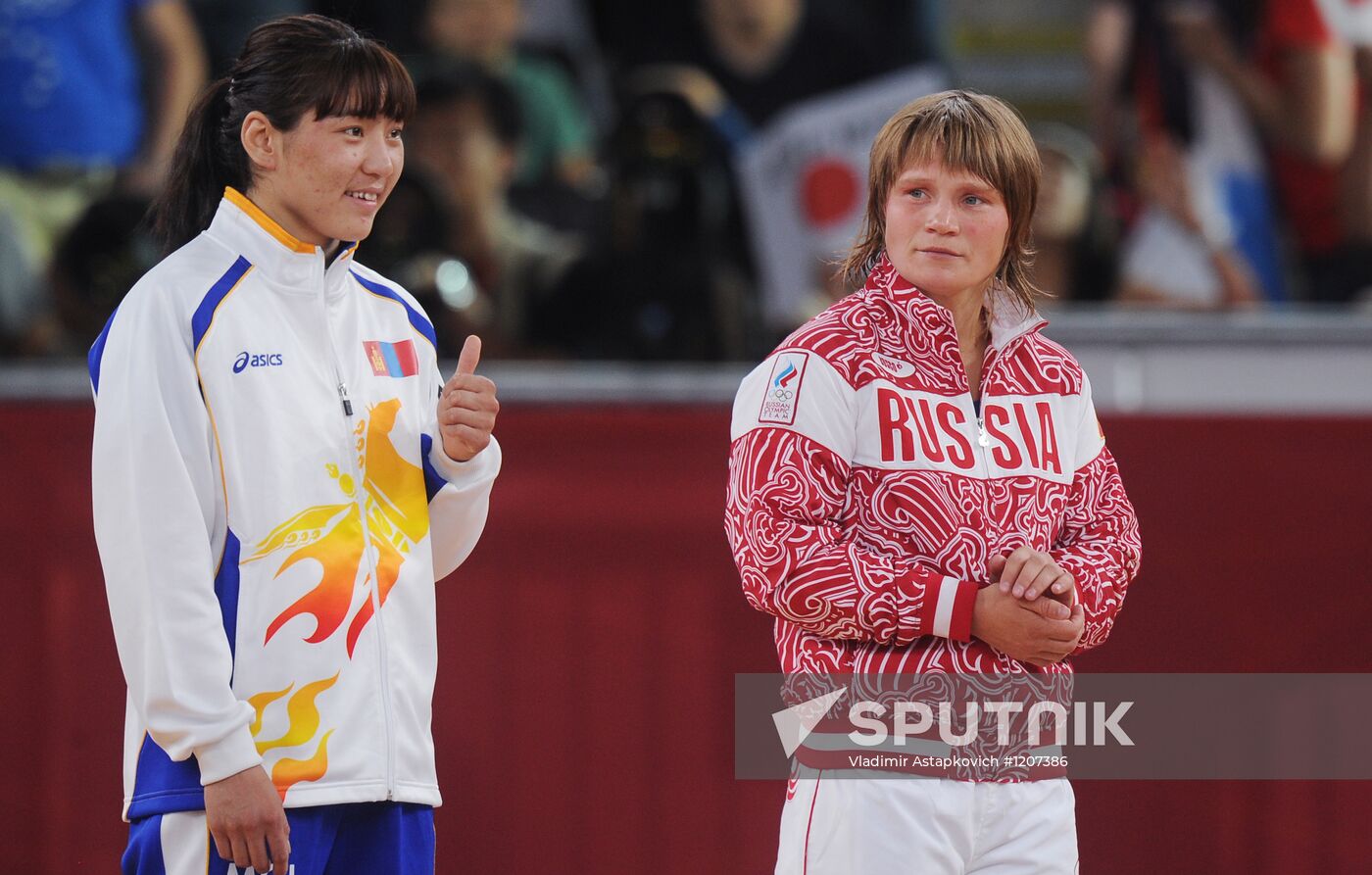 Olympics 2012 Women's Wrestling. Day One