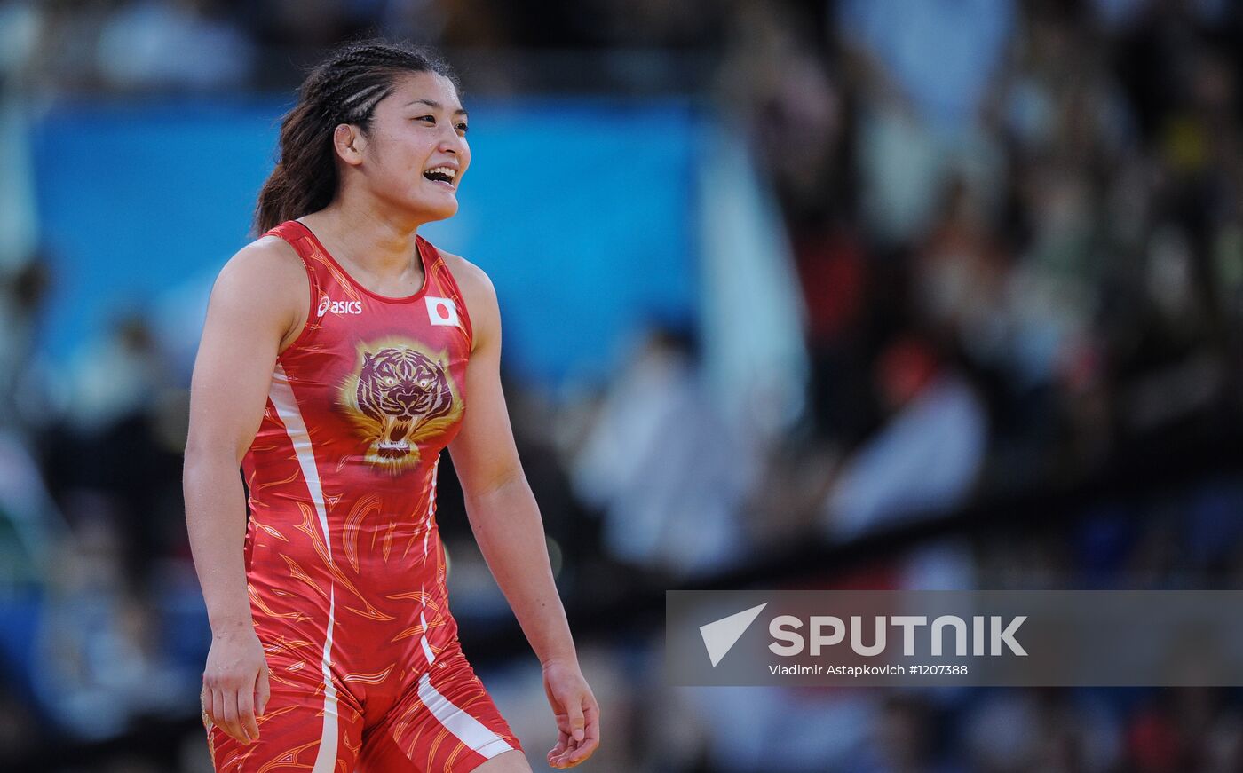 2012 Olympics. Women's freestyle wrestling. Day One