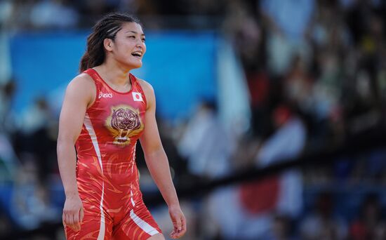 2012 Olympics. Women's freestyle wrestling. Day One