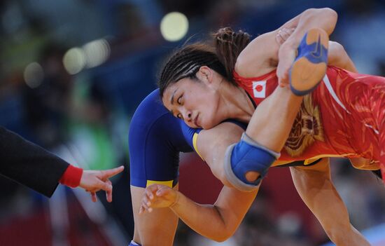 2012 Olympics. Women's freestyle wrestling. Day One