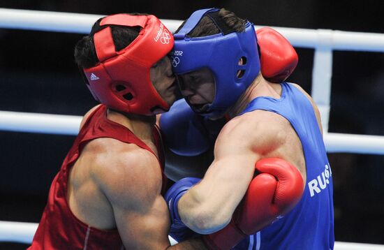 Olympics 2012 Men's Boxing. Quarterfinal match