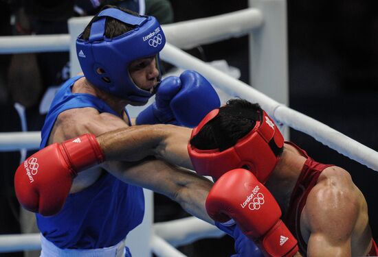 Olympics 2012 Men's Boxing. Quarterfinal match