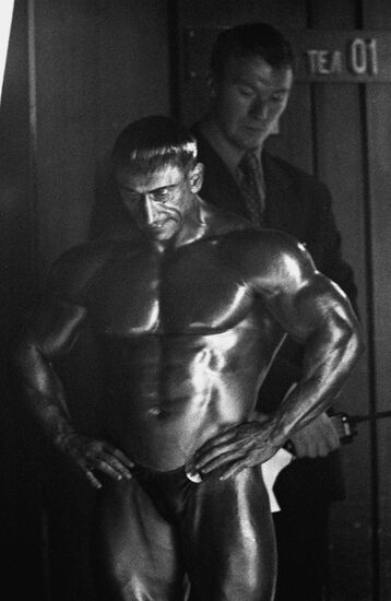 Body builder Rustam Dzhabrailov