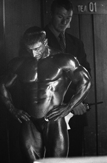Body builder Rustam Dzhabrailov