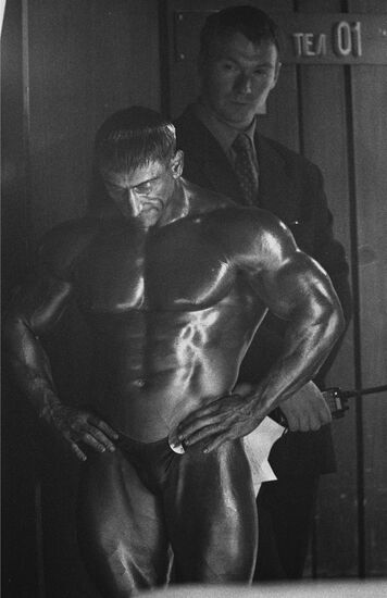 Body builder Rustam Dzhabrailov