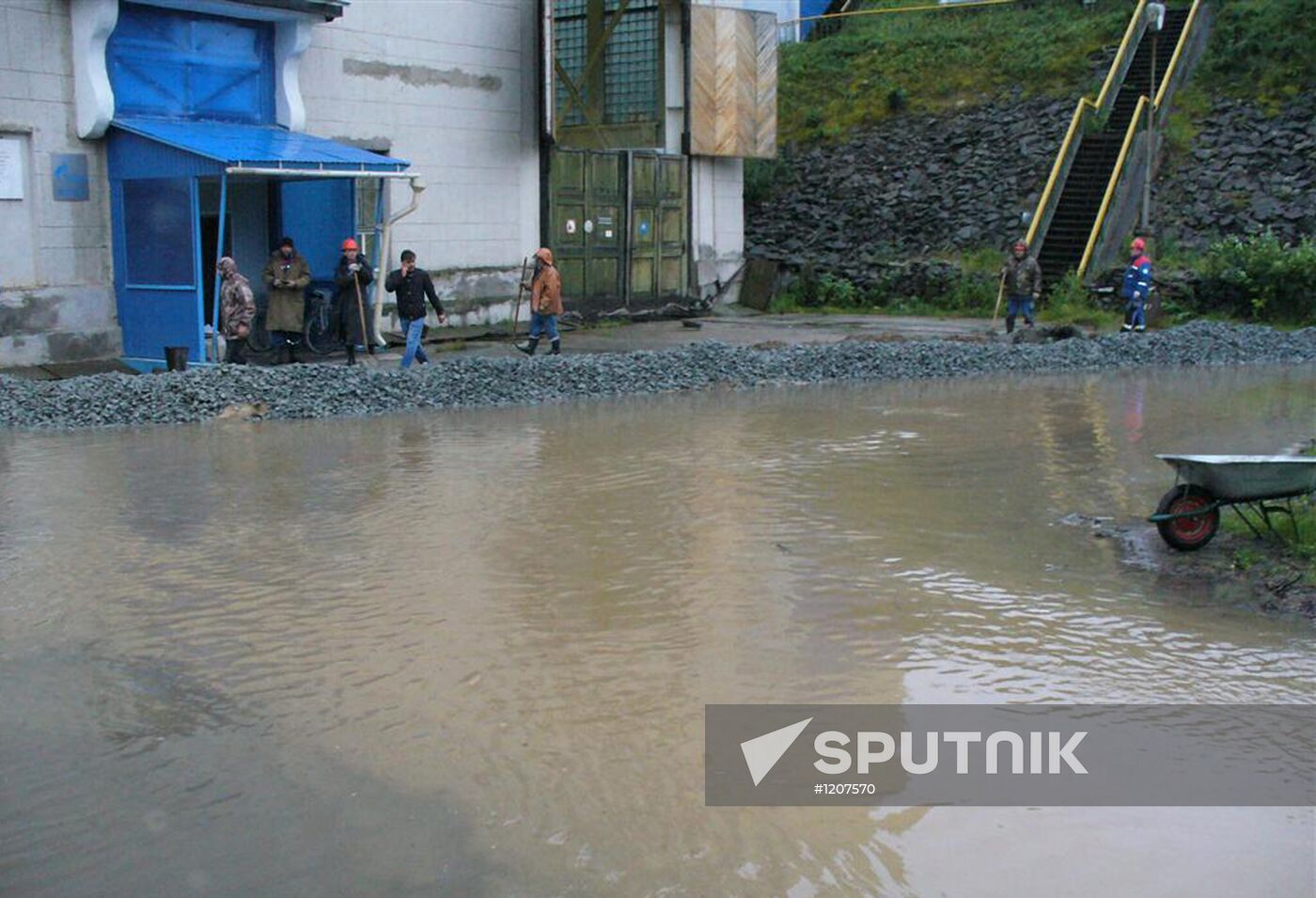 Matkozhnenskaya HPP flooded