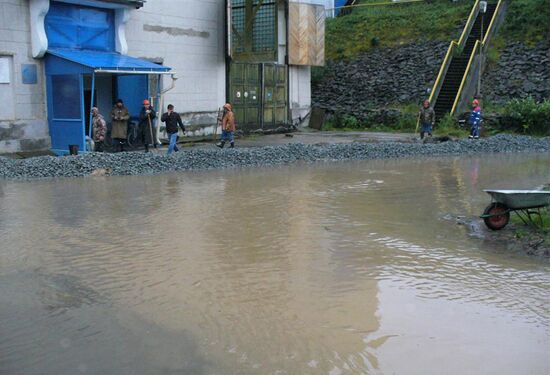 Matkozhnenskaya HPP flooded