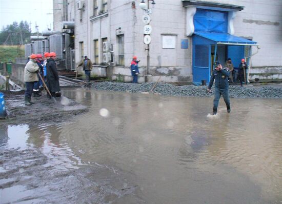 Matkozhnenskaya HPP flooded