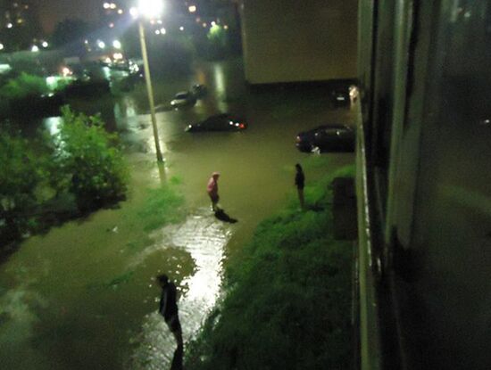 Aftermath of heavy rains in Republic of Karelia