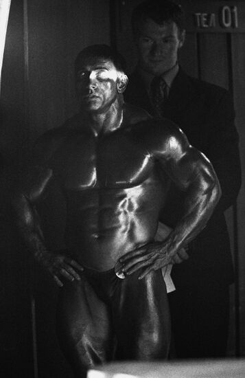 Body builder Rustam Dzhabrailov