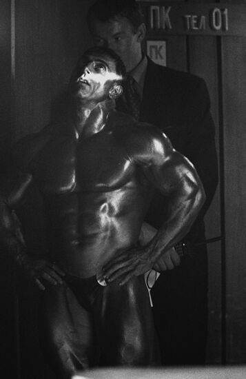 Body builder Rustam Dzhabrailov