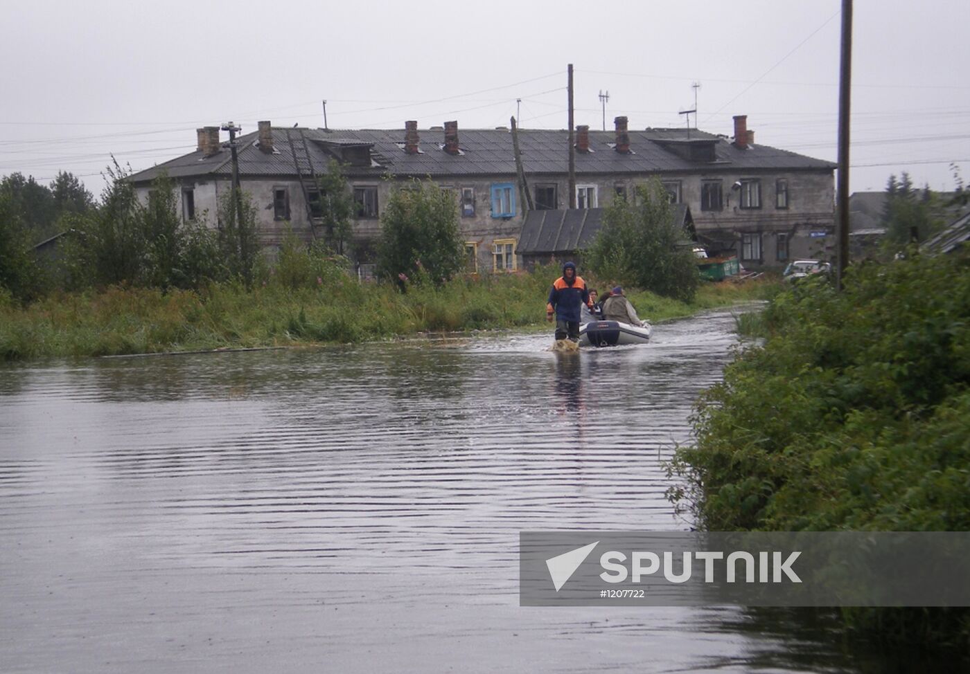 Aftermath of heavy rains in Republic of Karelia