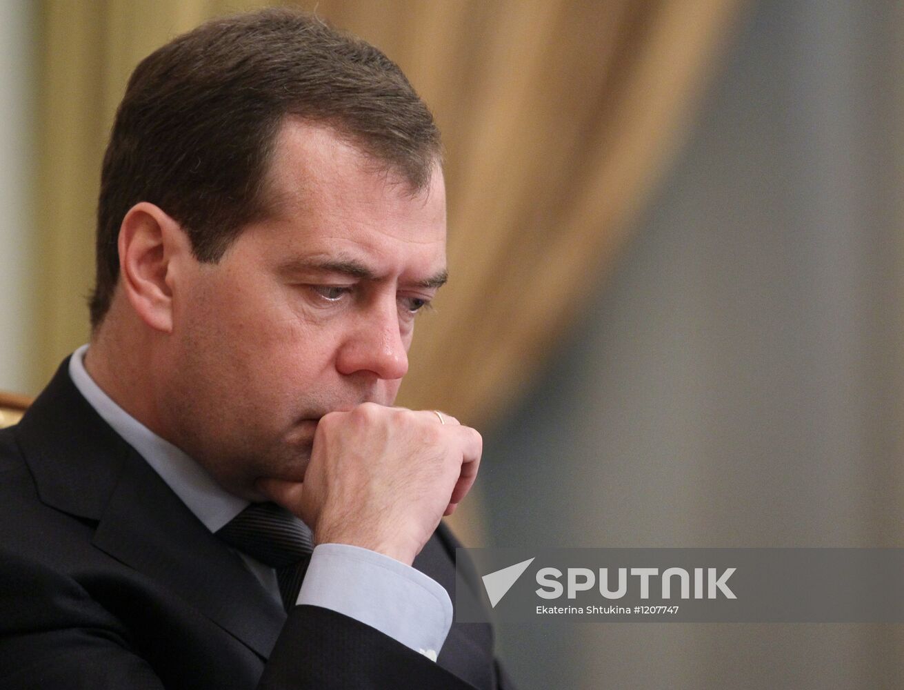 Dmitry Medvedev chairs Russian Government meeting