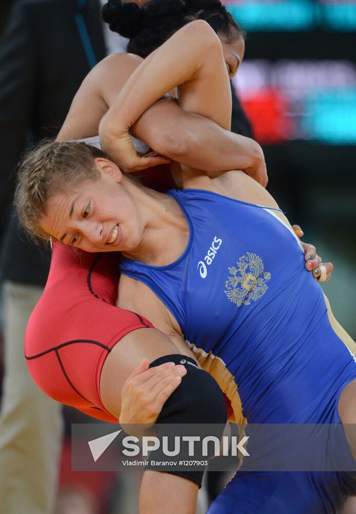 2012 Olympic Games. Women's 55kg Freestyle. Day Two