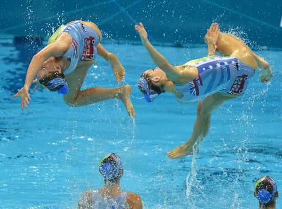 2012 Olympics. Synchronized swimming. Teams. Technical routine