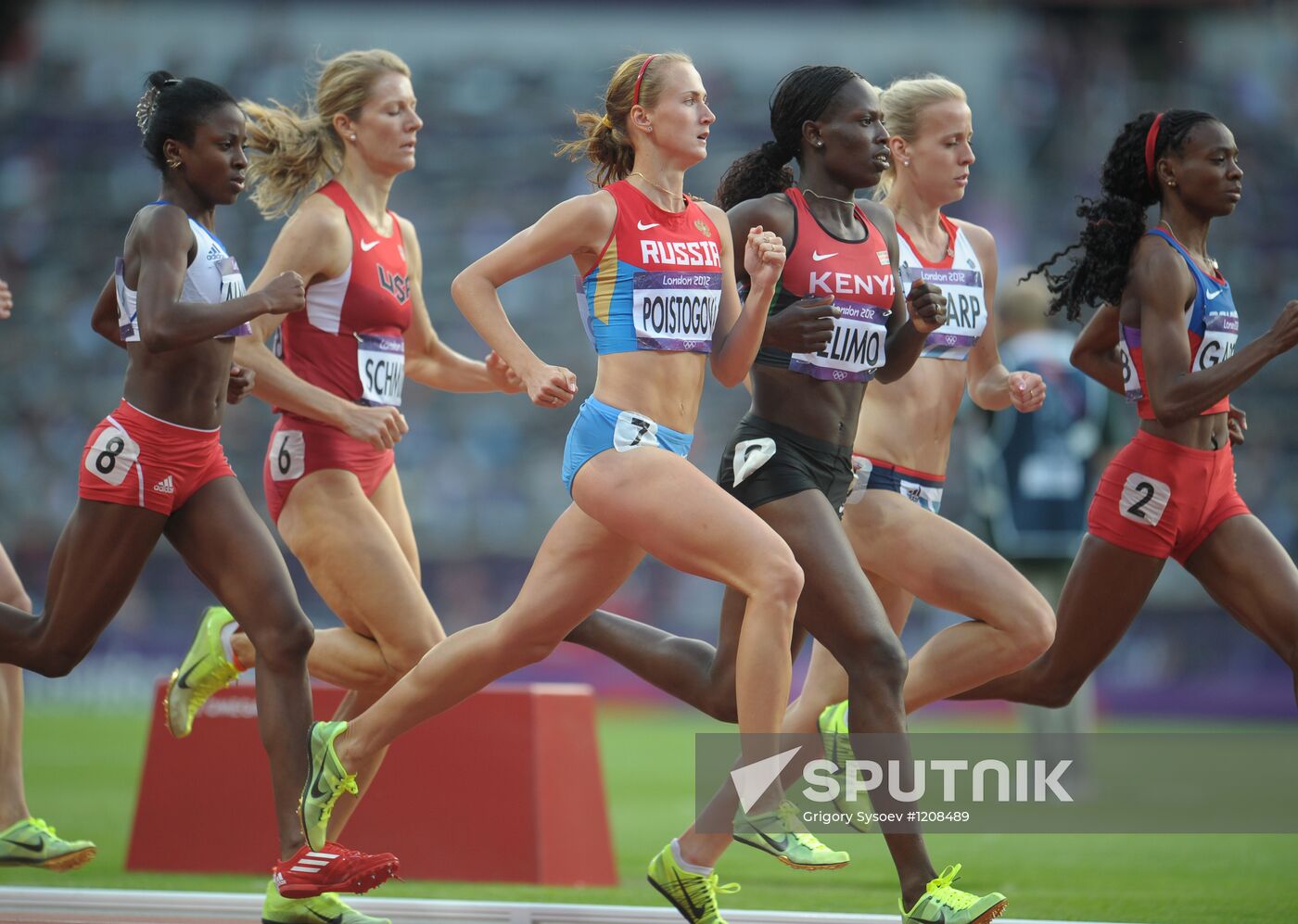 2012 Olympic Games. Athletics. Day Seven. Evening session