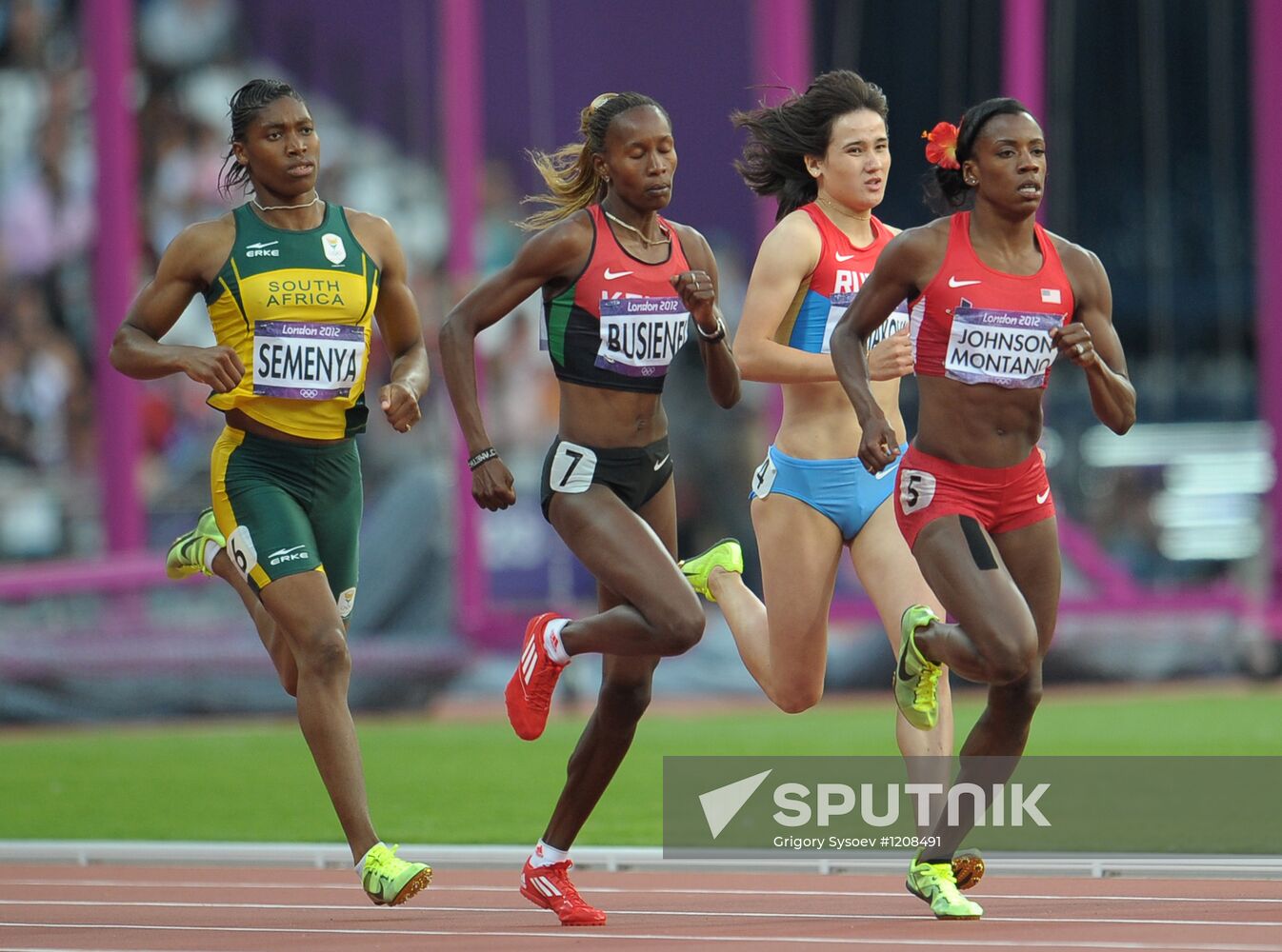 2012 Olympic Games. Athletics. Day Seven. Evening session