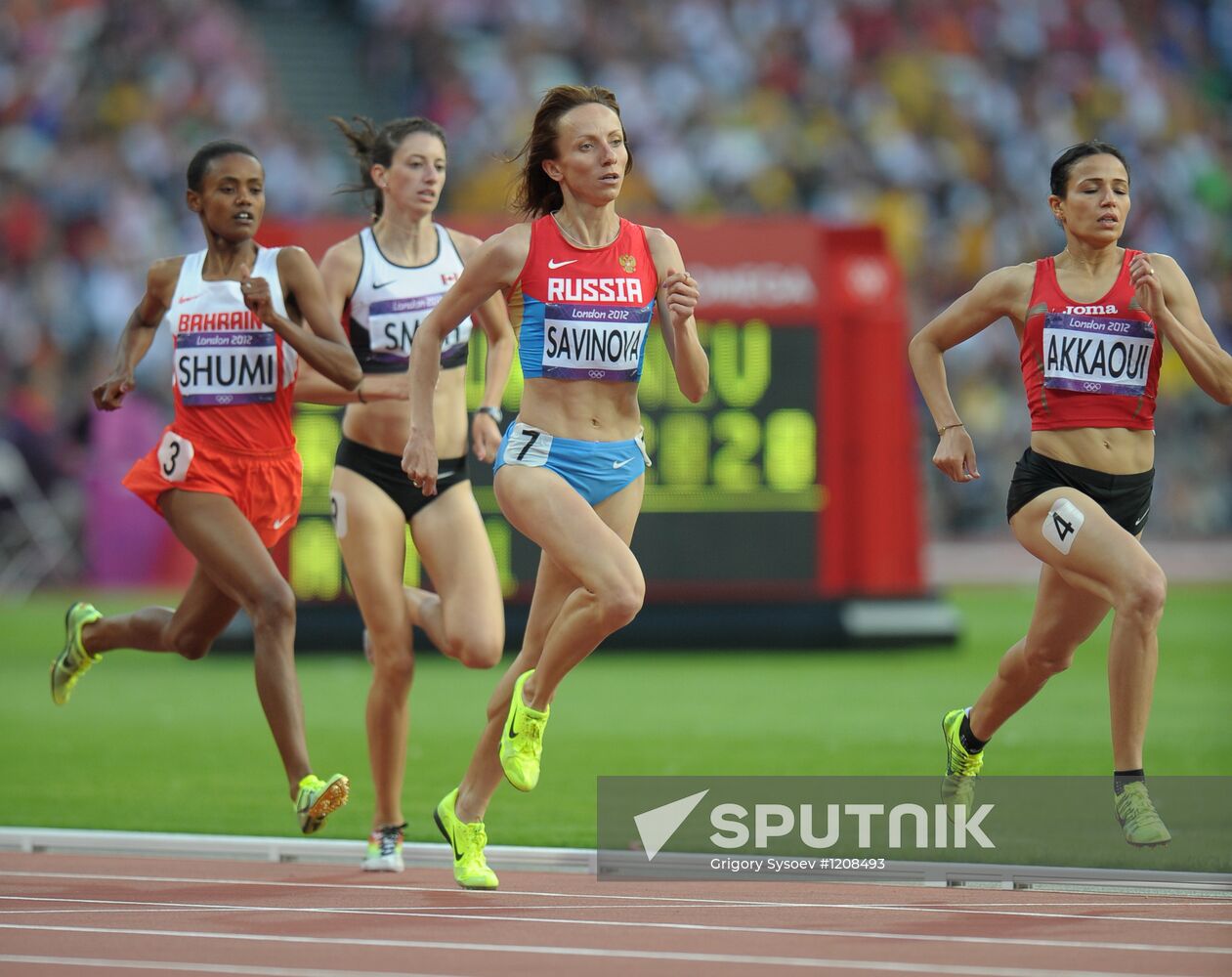 2012 Olympic Games. Athletics. Day Seven. Evening session