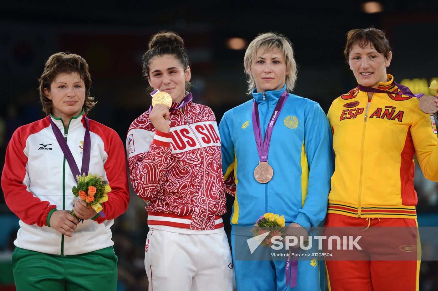 Olympics 2012 Women's Freestyle Wrestling. Day Two