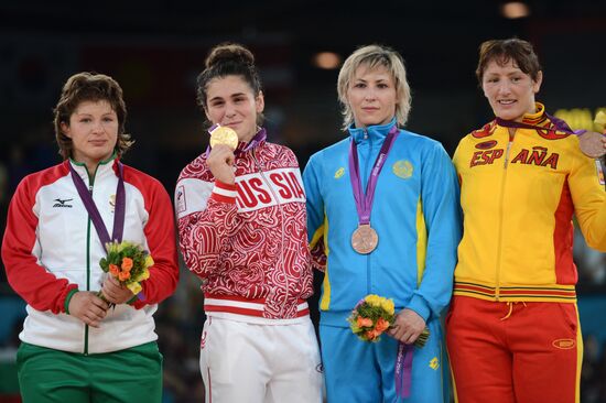 Olympics 2012 Women's Freestyle Wrestling. Day Two