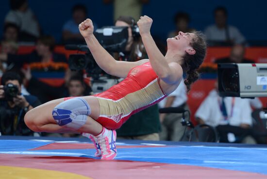 Olympics 2012 Women's Freestyle Wrestling. Day Two