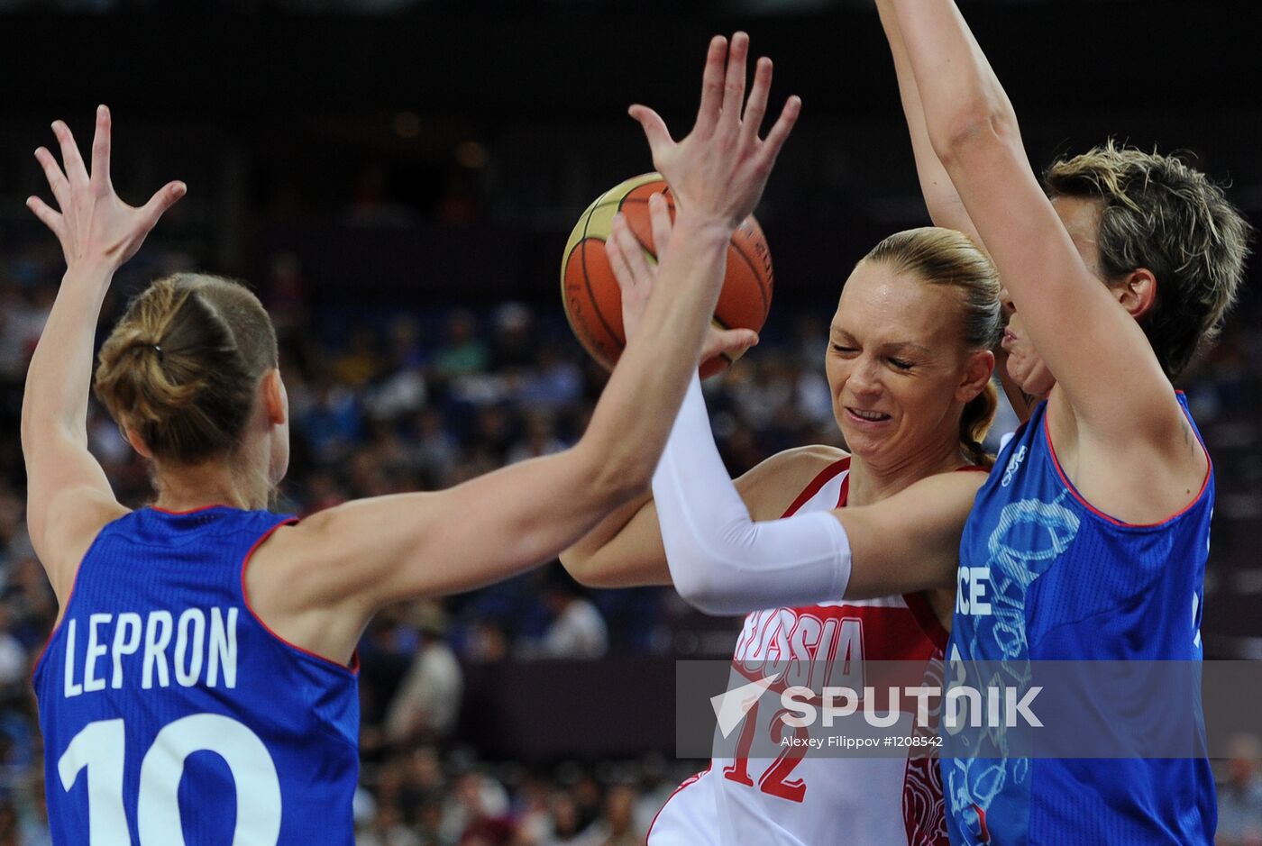 Olympics 2012 Women's Basketball. Russia vs. France