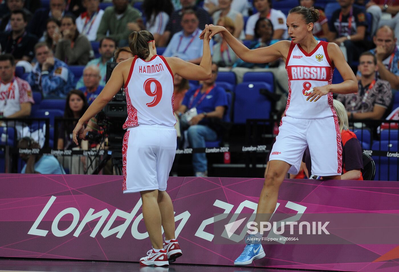 Olympics 2012 Women's Basketball. Russia vs. France