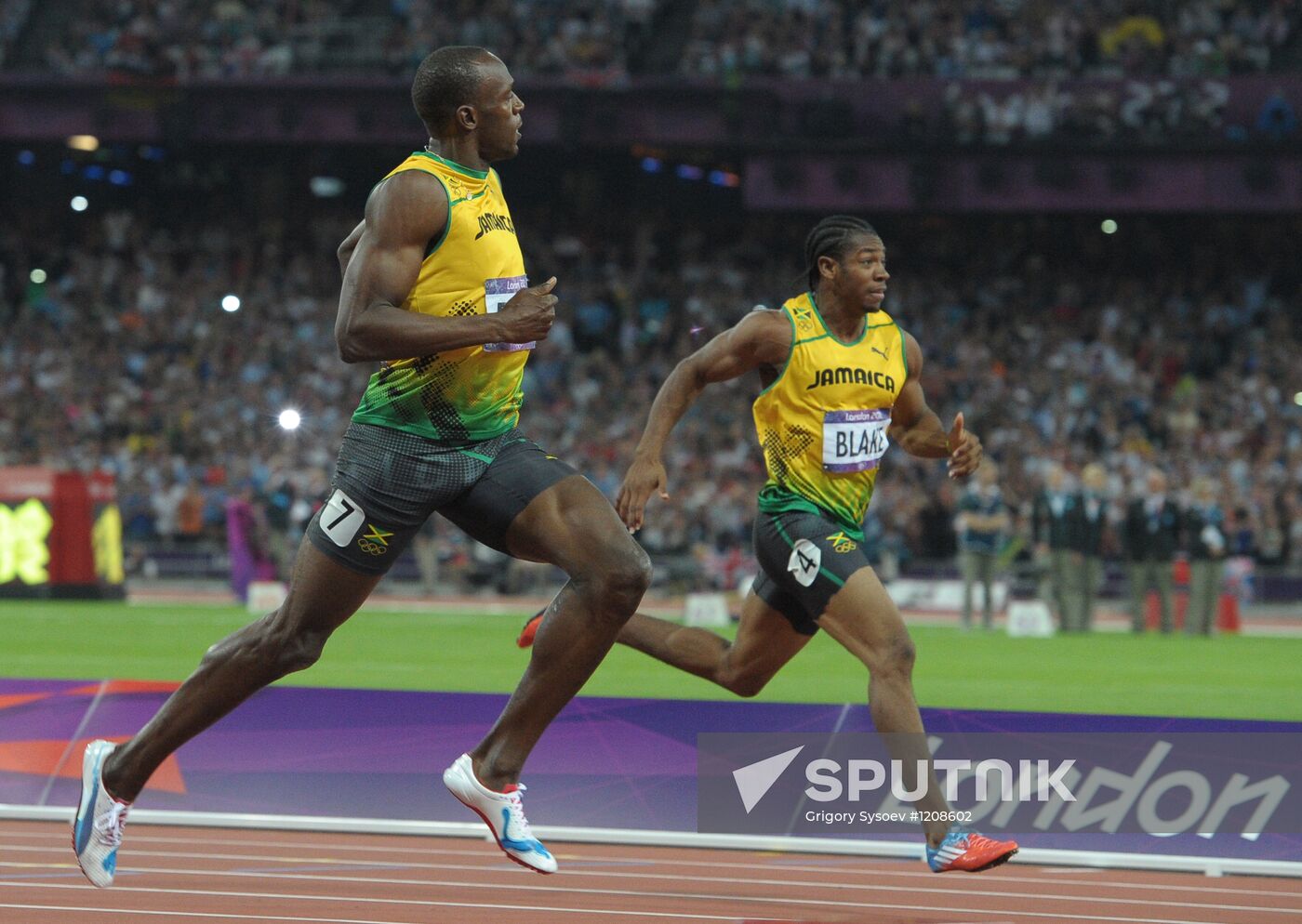 Olympics 2012 Athletics. Day 7 Evening session