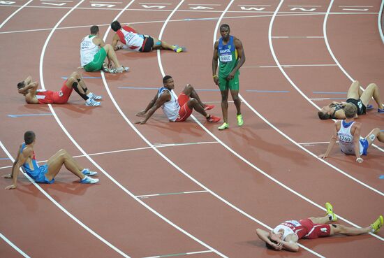 2012 Olympics. Athletics. Day seven. Evening session
