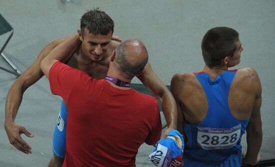 2012 Olympics. Athletics. Day seven. Evening session